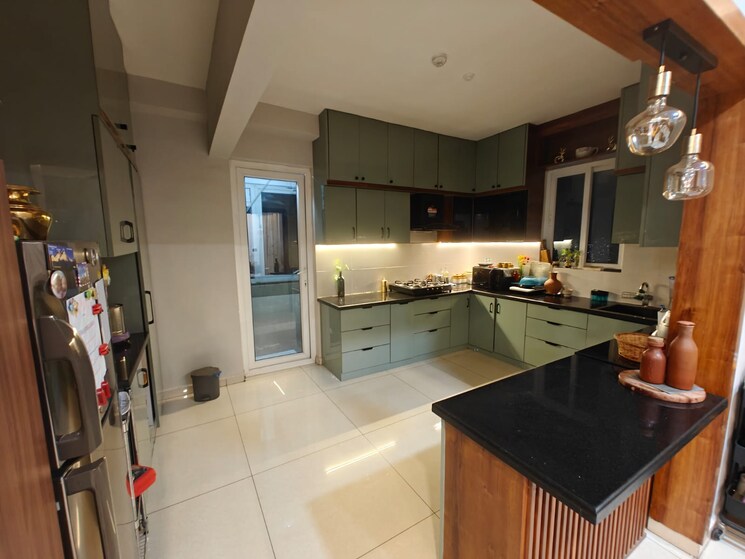 Kitchen, marina-skies 3 Bedroom 2000 Sq.Ft. Apartment In Hi Tech City Hyderabad 9136920