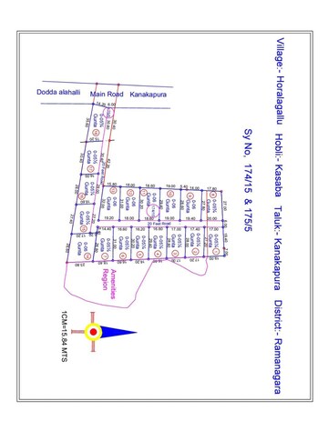  Plot – Map Location View at Kanakapura - for Sale