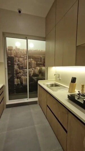 Kitchen in 2 BHK Apartment at Asmi Legacy, Goregaon West – for Sale