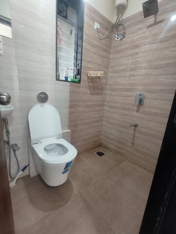 Bathroom in 1 BHK Apartment at Evershine Grandeur, Malad West – for Rent
