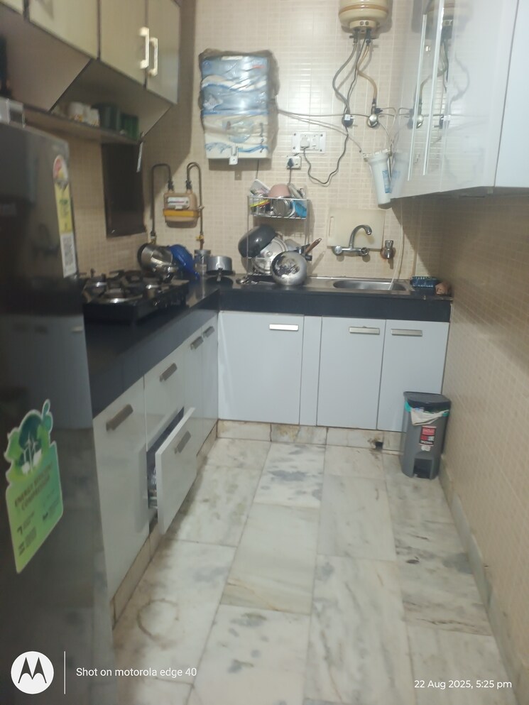 Kitchen, malviya nagar 2 Bedroom 900 Sq.Ft. Builder Floor In Malviya Nagar Delhi 9137453