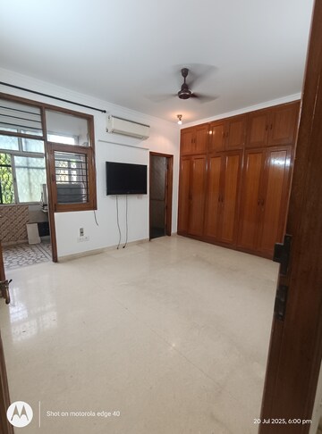 Staircase in 4 BHK Builder Floor at Malviya Nagar – for Rent