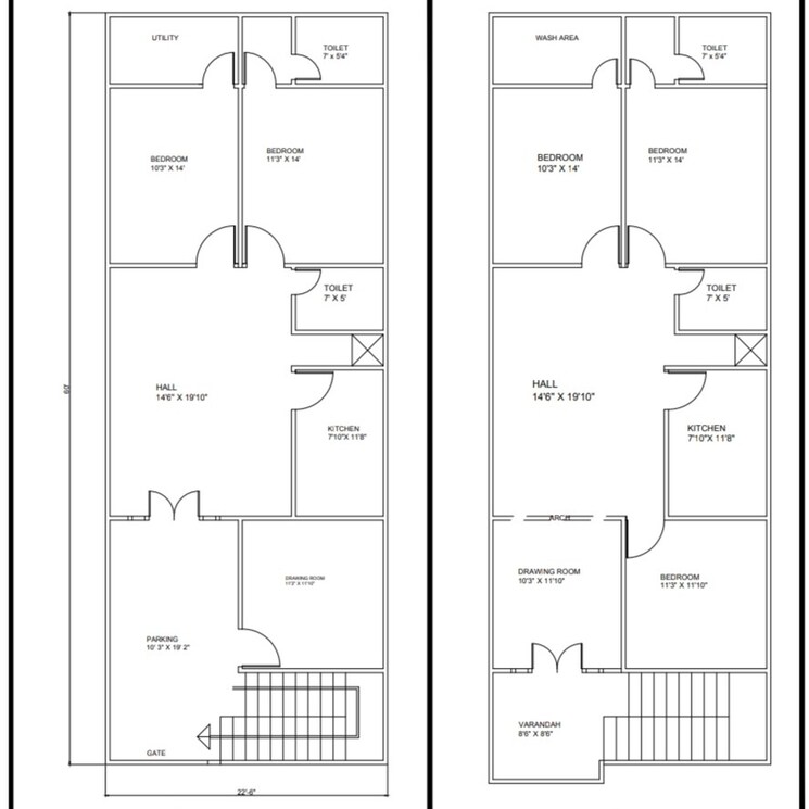Floor Plan, hydershakote 6+ Bedroom 3100 Sq.Ft. Independent House In Hydershakote Hyderabad 9137533
