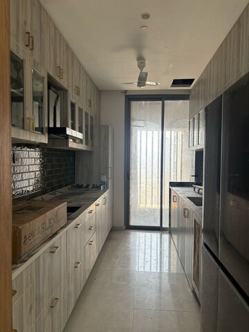 Kitchen in 4 BHK Apartment at Rustomjee Crown, Prabhadevi – for Rent