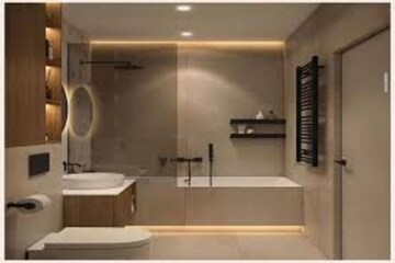 Bathroom in 3 BHK Apartment at New Rajinder Nagar – for Sale