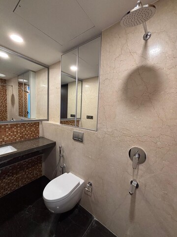 Bathroom in 2 BHK Apartment at Lodha The Park, Worli – for Rent
