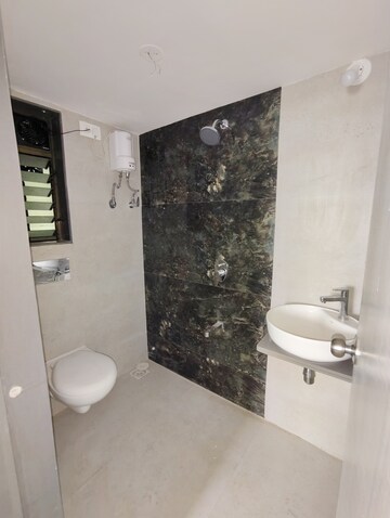 Bathroom in 1 BHK Apartment at Techno Vision Vivanta Marvel, Mira Road – for Rent