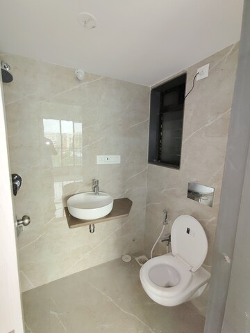Bathroom in 1 BHK Apartment at Techno Vision Vivanta Marvel, Mira Road – for Rent