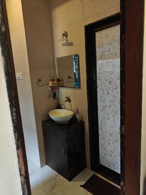 Bathroom in 1 BHK Apartment at Spaghetti Complex, Kharghar – for Sale