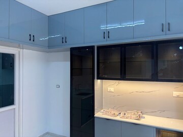 Kitchen in 3 BHK Apartment at Rajapushpa Provincia, Narsingi – for Rent