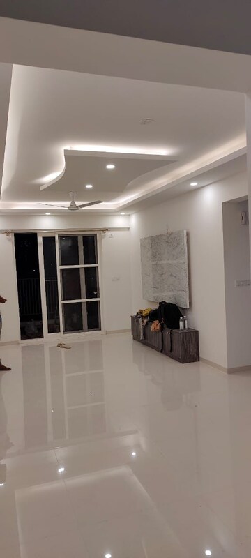 Living Room in 3 BHK Apartment at DS Max Skycity, Thanisandra – for Rent