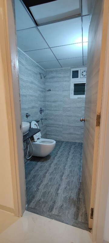 Bathroom in 3 BHK Apartment at DS Max Skycity, Thanisandra – for Rent