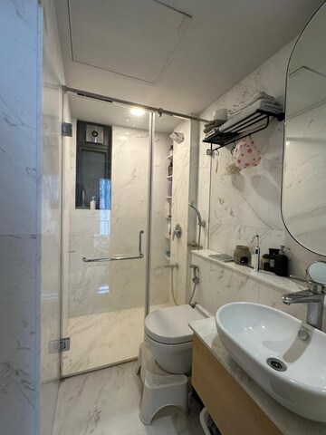 Bathroom in 3 BHK Apartment at Piramal Mahalaxmi, Mahalaxmi – for Rent