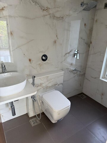 Bathroom in 2 BHK Apartment at Worli Residency, Worli – for Rent
