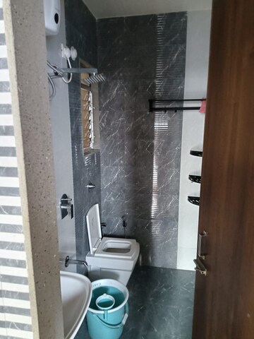 Bathroom in 1 BHK Apartment at Neelkanth Alpine, Ghansoli – for Rent