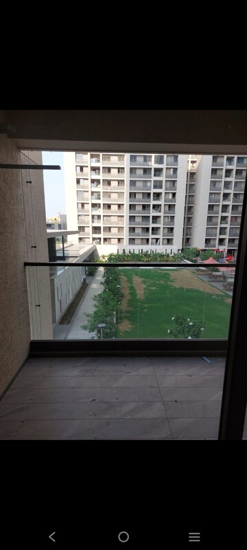 Balcony in 4 BHK Apartment at Goyal Riviera Springs, Shela – for Rent