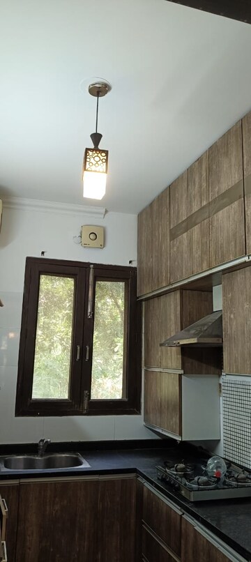 Kitchen in 3 BHK Builder Floor at Unitech South City II, Sector 50 – for Rent