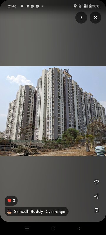 3 BHK Apartment For Rent in Prajay Megapolis, Kukatpally