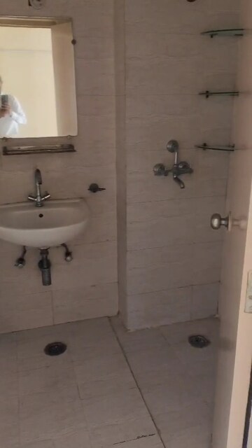 Bathroom in 2 BHK Apartment at MCC Signature Heights, Raj Nagar Extension – for Rent