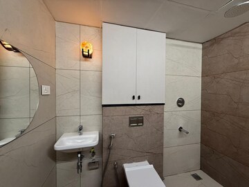 Bathroom in 3 BHK Apartment at Frontline Seven, Kokapet – for Rent