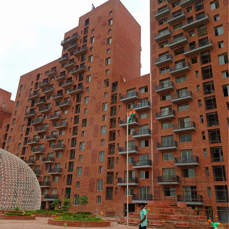 Exterior View, suraj-oranje-castle 3 Bedroom 1857 Sq.Ft. Apartment In Sushant Golf City Lucknow 9138086