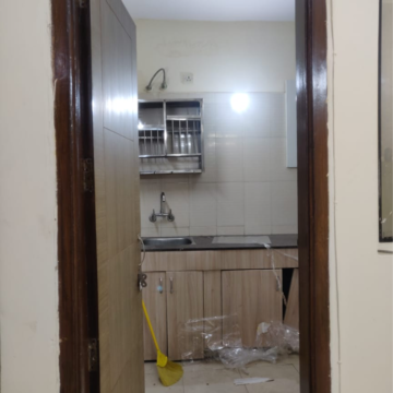 Kitchen in 2 BHK Builder Floor at Saket – for Rent