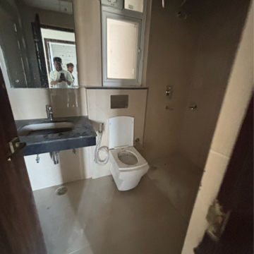 Bathroom in 3 BHK Apartment at Rishita Manhattan, Sarsawan – for Rent
