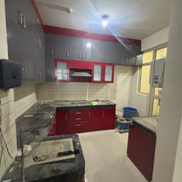 Kitchen in 3 BHK Apartment at Paarth Aadyant, Sushant Golf City – for Rent