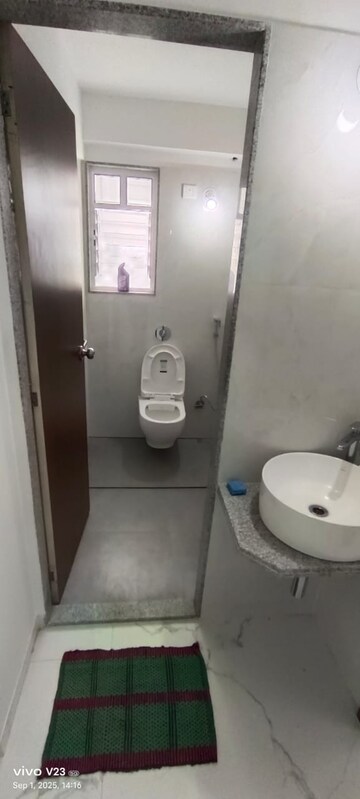 Bathroom in 3 BHK Apartment at RB Silver Tarika, Kothrud – for Rent