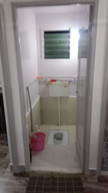 Bathroom in 1 RK Apartment at Nagari Niwara CHS, Goregaon East – for Rent