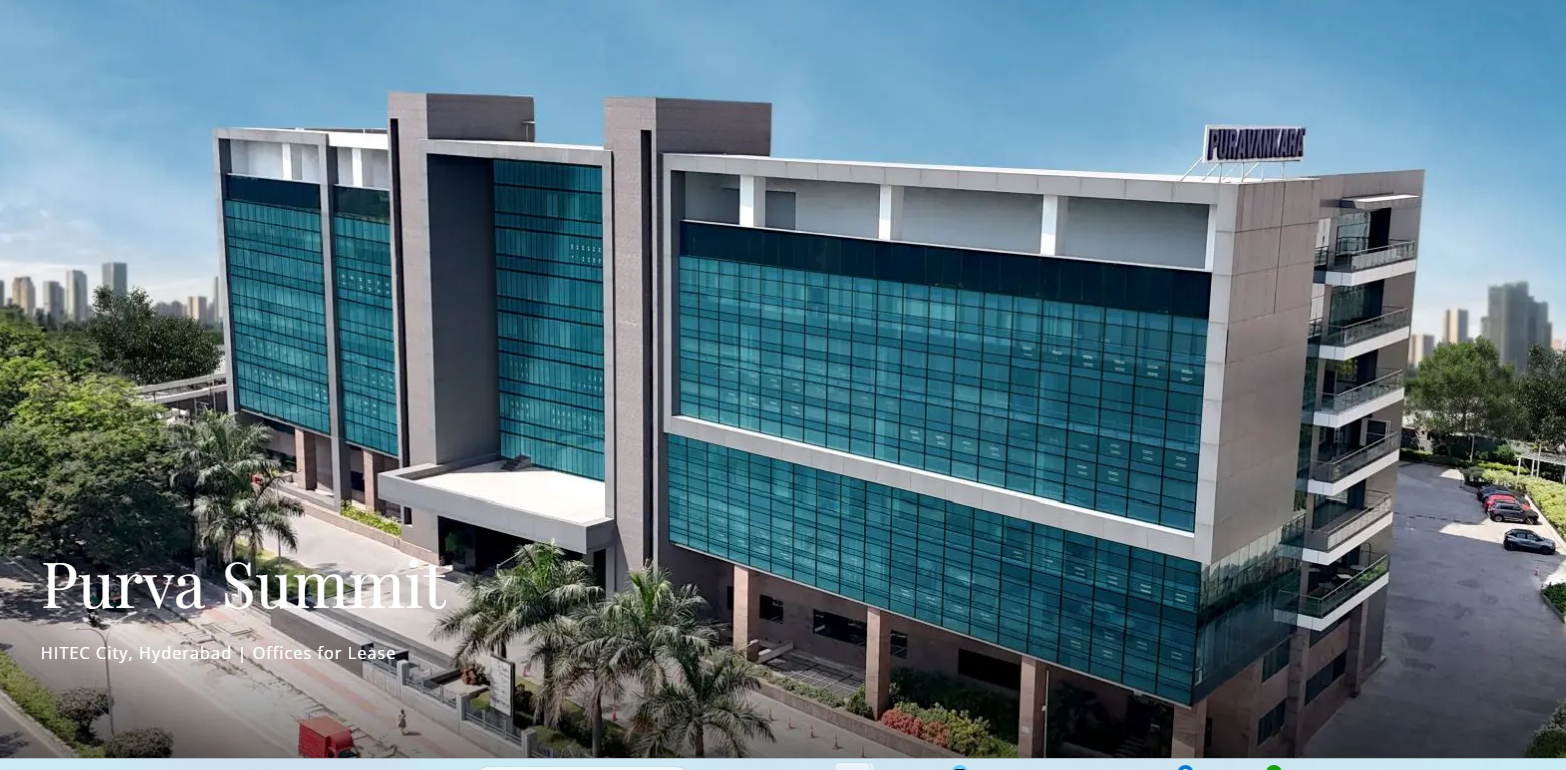 Office Space For Sale in Purva Summit