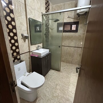Bathroom in 2 BHK Builder Floor at Kotla Mubarakpur – for Rent