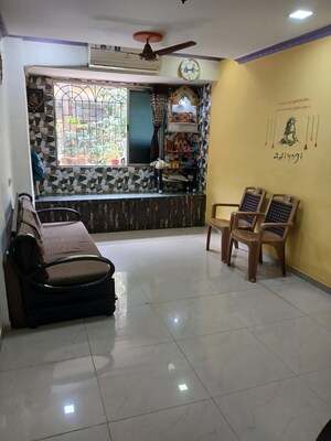 Living Room in 1 BHK Apartment at Kopar Khairane Sector 19 – for Sale