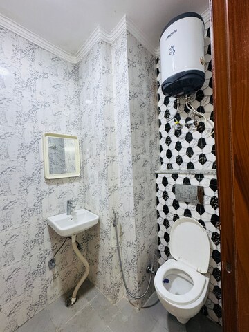 Bathroom in 2 BHK Builder Floor at Saket – for Rent