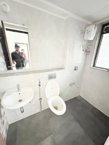 Bathroom in 1 BHK Apartment at Lodha Palava River Front, Dombivli East – for Rent