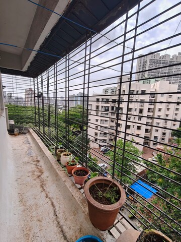 Balcony in 2 BHK Apartment at Ganga Vihar CHS, Malad East – for Rent