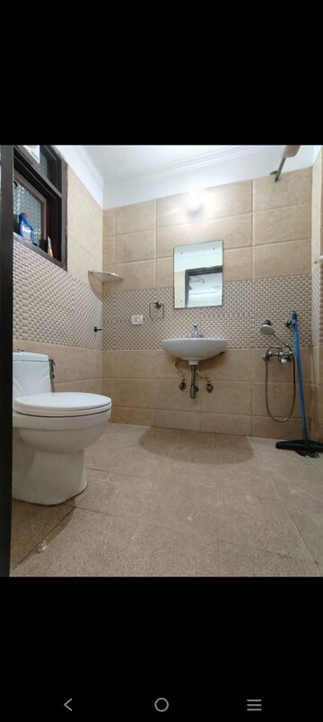 Bathroom in 2 BHK Builder Floor at Saket – for Rent