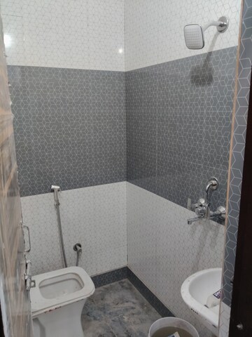 Bathroom in 2 BHK Builder Floor at Boneeight Apartment, Khanpur – for Sale