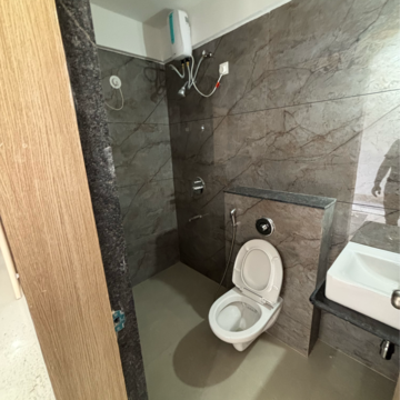 Bathroom in 3 BHK Apartment at Sankla Sommet, Bhukum – for Rent