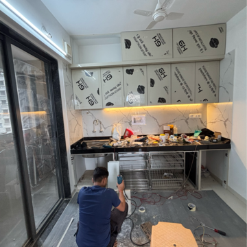 Kitchen in 3 BHK Apartment at Sankla Sommet, Bhukum – for Rent