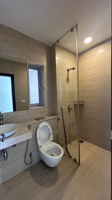 Bathroom in 3 BHK Apartment at Oberoi Exquisite Goregaon, Goregaon East – for Rent