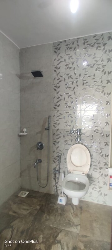 Bathroom in 3 BHK Apartment at Panchvati CHS Powai, Powai – for Rent