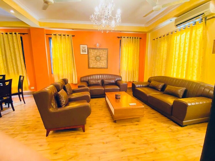 Living Room, boutique-residential-apartments-a-3-2 3 Bedroom 4141 Sq.Ft. Apartment In Vasant Vihar Delhi 9138956