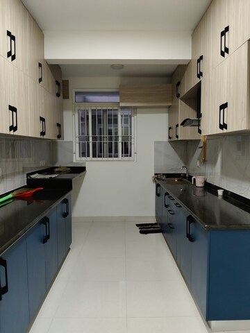 Kitchen in 3 BHK Apartment at Brigade Cornerstone Utopia Tranquil Block, Varthur – for Rent