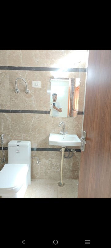 Bathroom in 2 BHK Builder Floor at Saket – for Rent