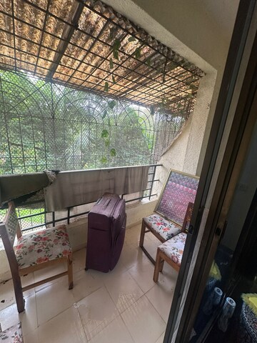 Balcony in 1 BHK Apartment at Kopar Khairane – for Rent