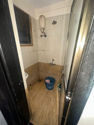 Bathroom in 1 BHK Apartment at Kopar Khairane – for Rent