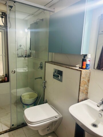 Bathroom in 3 BHK Apartment at DSR RR Avenues, Yelahanka – for Rent