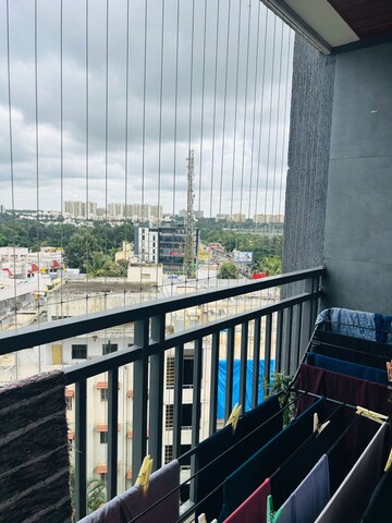 Balcony in 3 BHK Apartment at DSR RR Avenues, Yelahanka – for Rent