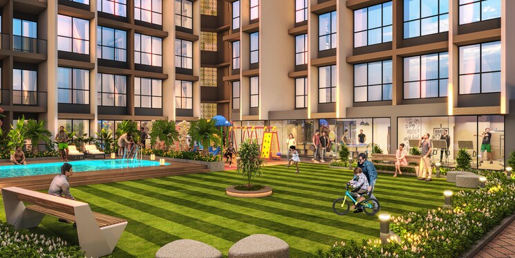 Garden, kricon-cloud-21 2 Bedroom 1005 Sq.Ft. Apartment In Panvel Sector 21 Navi Mumbai 9139259